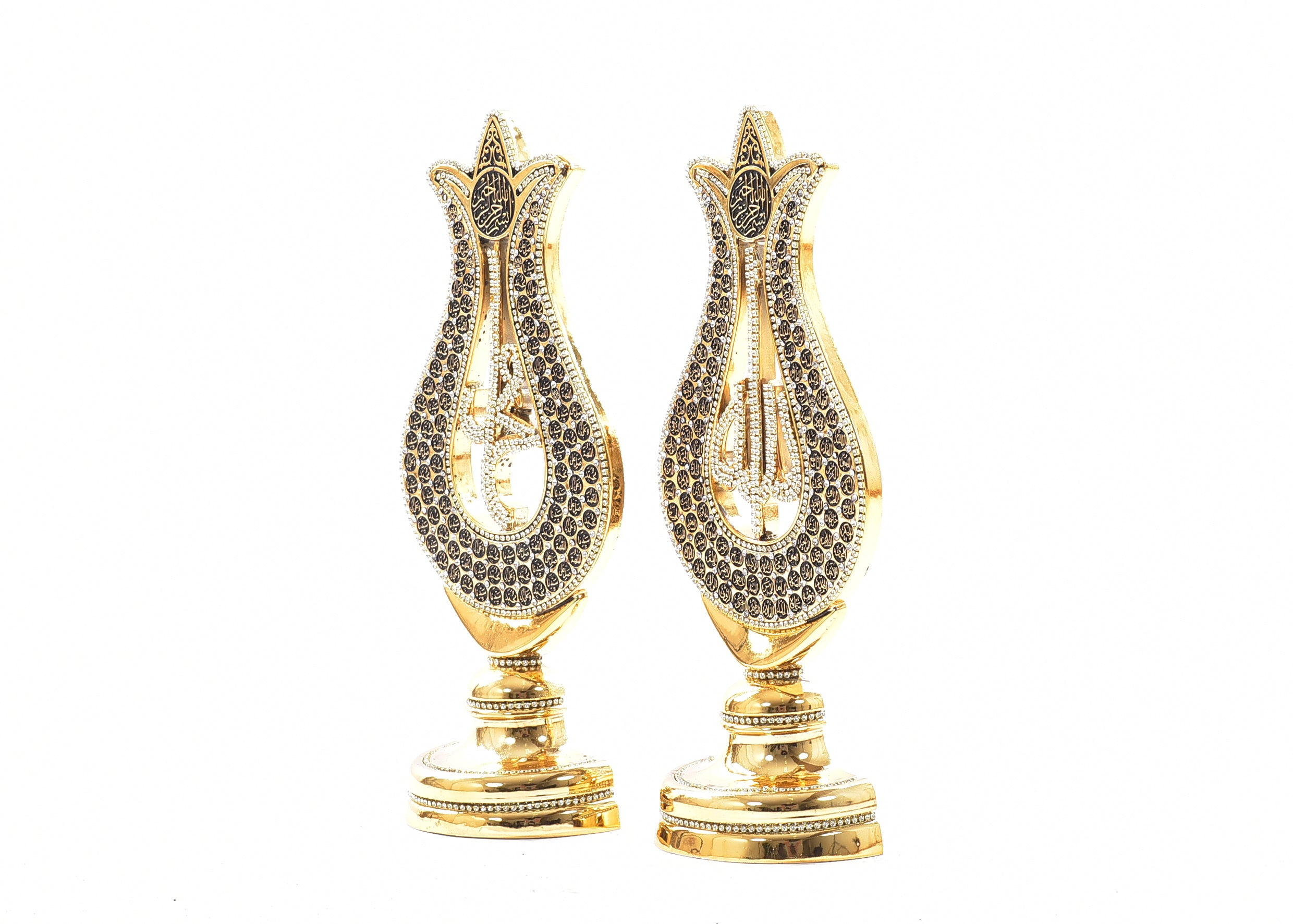 Luxury Gold Allah & Muhammad Ornament Set with The 99 Names of Allah