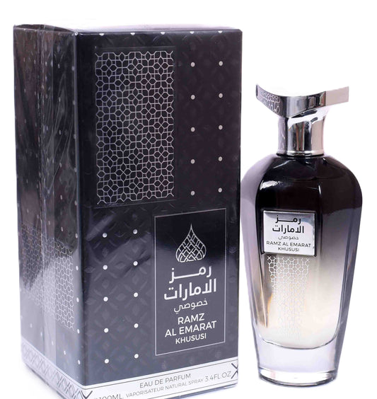 Ramz Al Emarat Black Perfume for Men Original 100 ml Eau de Parfum