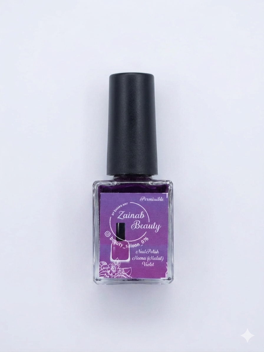 Velvet Zainab Beauty Permissible Henna Nail Polish