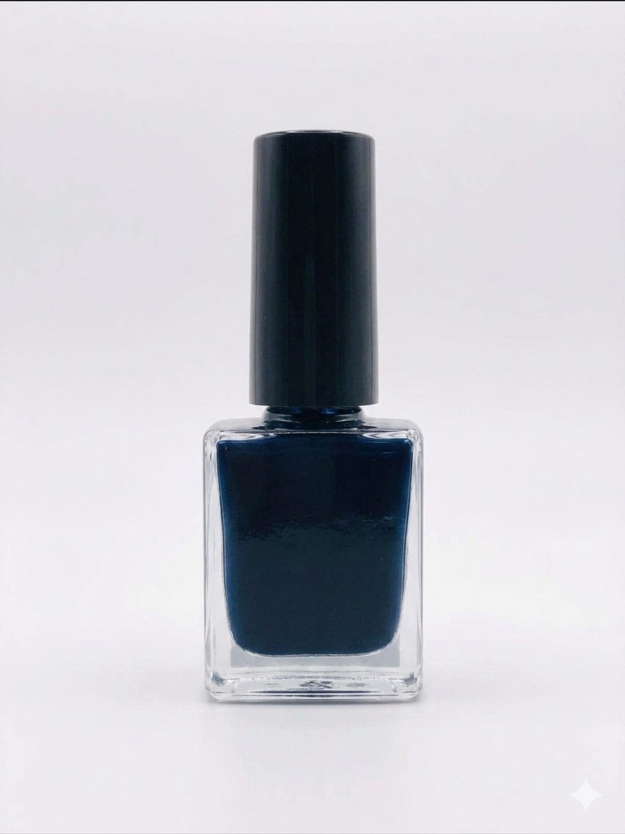 Deep Blue Zainab Beauty Permissible Henna Nail Polish