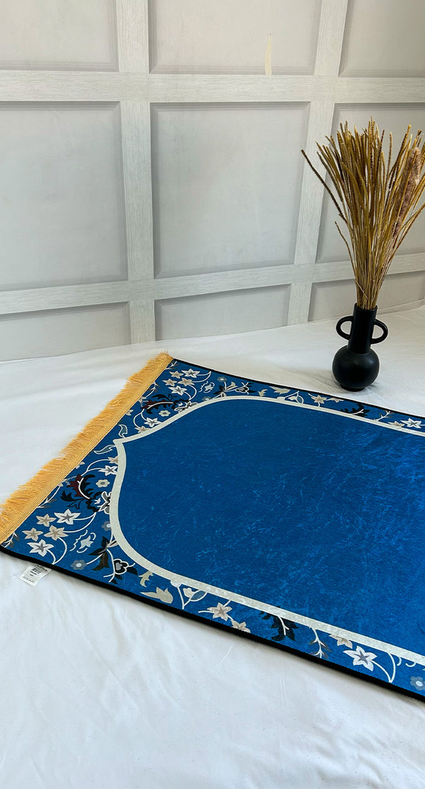 Blue Floral Musallah - Amiiraa