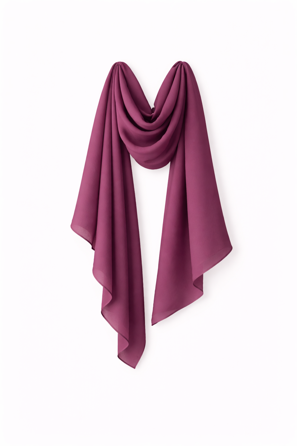 Nocturne Lightweight Rectangular Chiffon Scarf for Women – Sheer Wrap