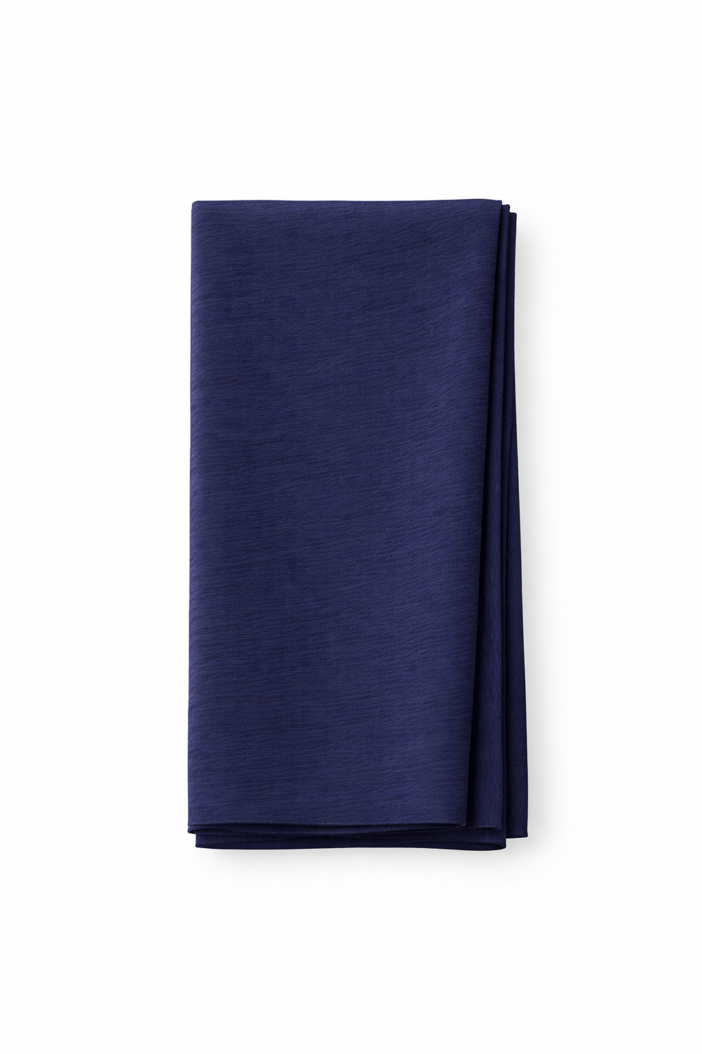 Pageant Blue Soft airflow fabric scarf with a subtle crinkle texture, perfect for daily modest wear.
