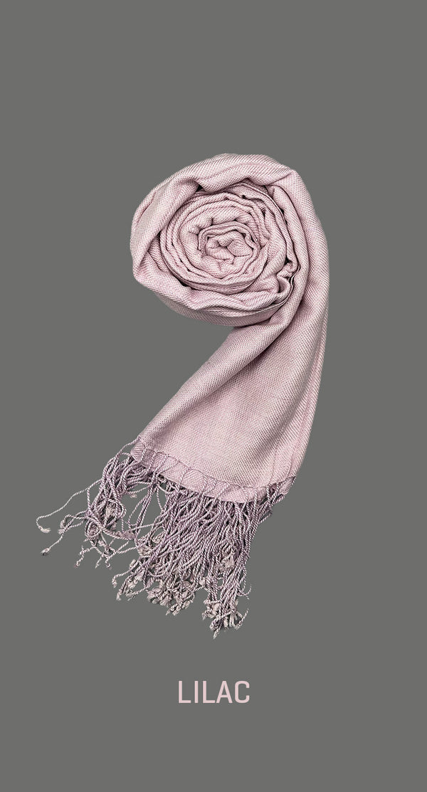 Pashmina Long Scarf - Soft Cashmere Wool - Amiiraa