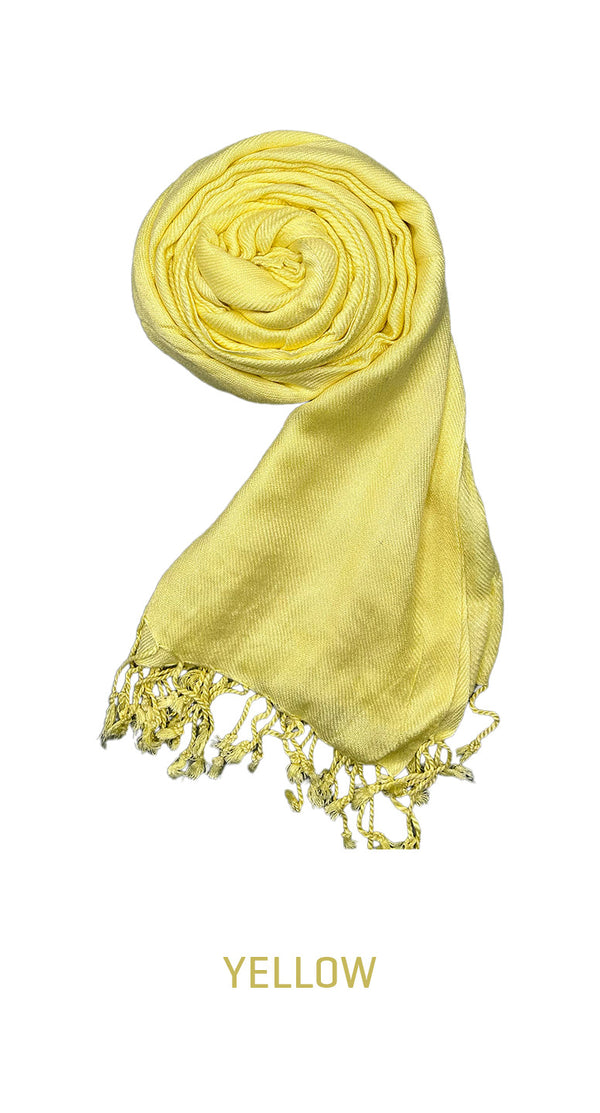 Pashmina Long Scarf - Soft Cashmere Wool - Amiiraa