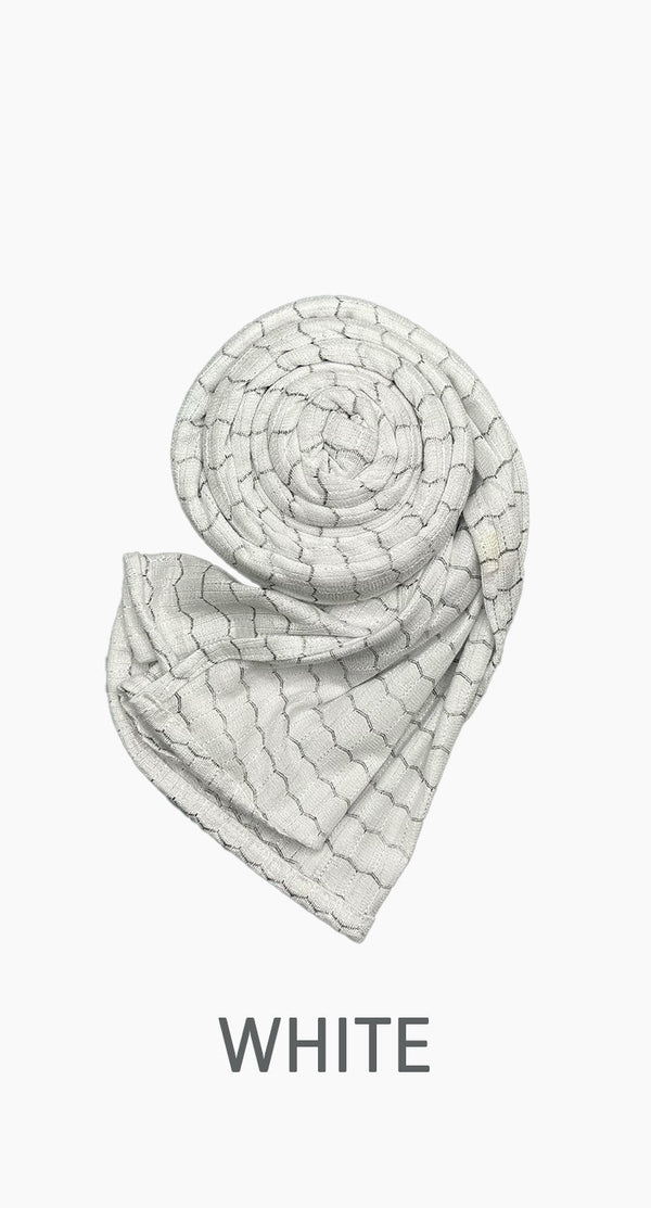 Pinless, Stretch, Jersey fabric Long Scarf - amiiraa - Amiiraa