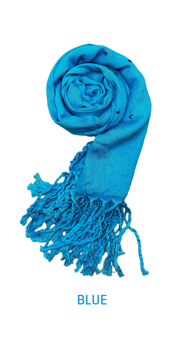 Plumeti Cotton Long Scarf - amiiraa - Amiiraa