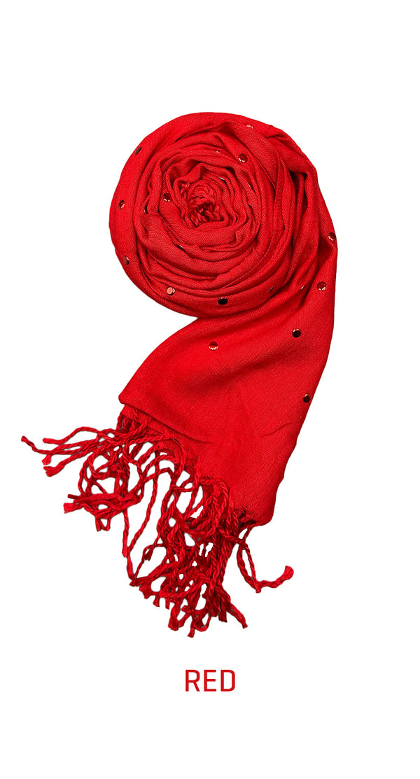 Plumeti Cotton Long Scarf - amiiraa - Amiiraa