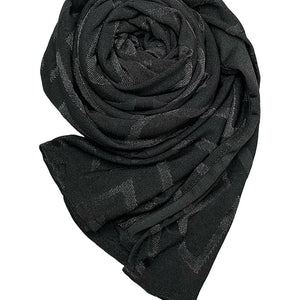 Stretch Long Scarf with triangular pattern - amiiraa - Amiiraa