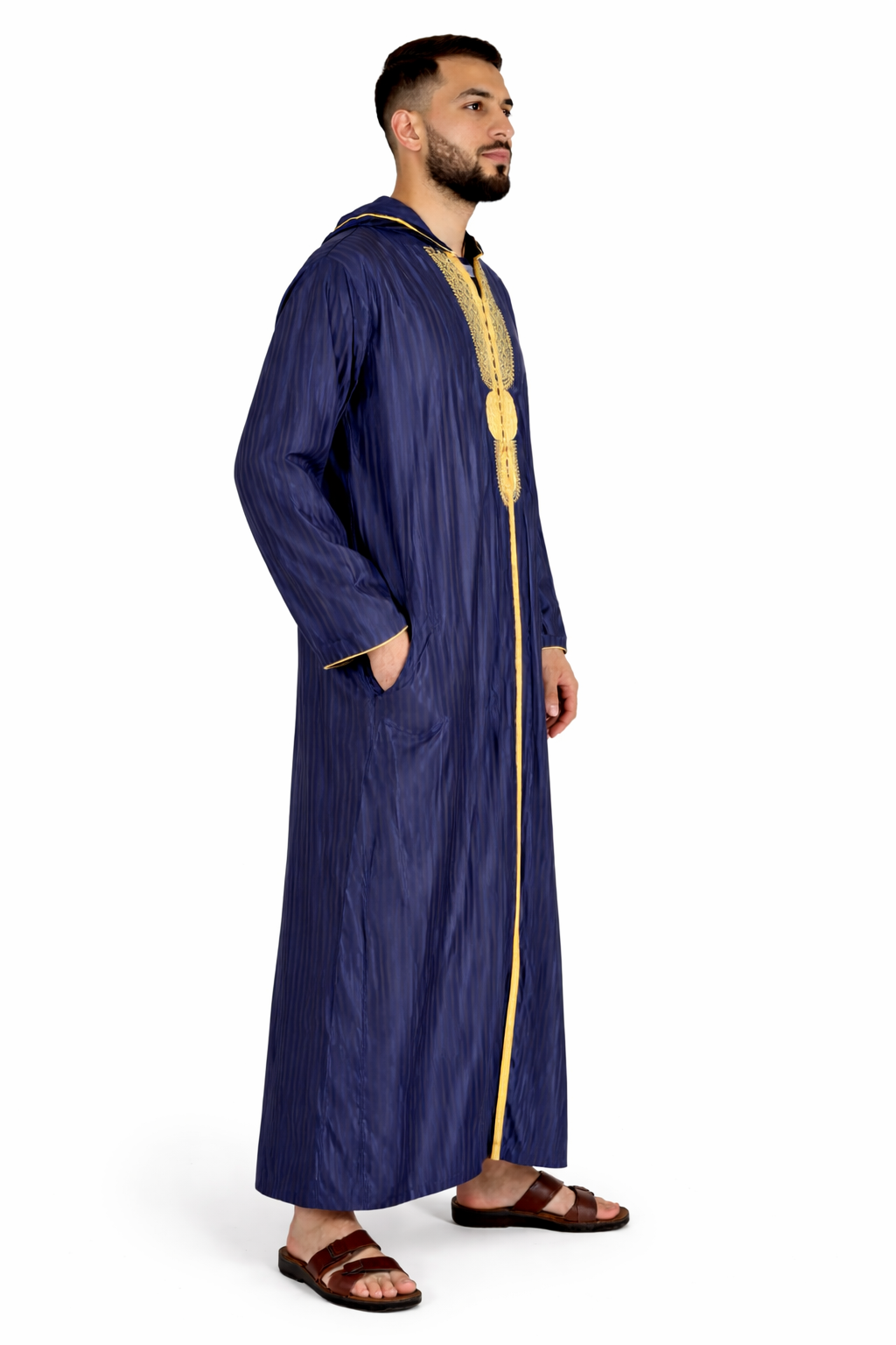 Naval Academy Hooded Moroccan Thobe with Detailing