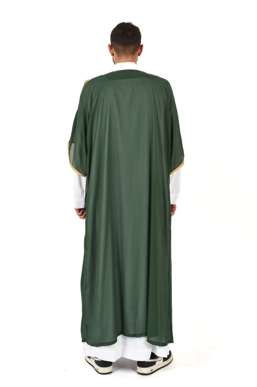 Mens Saudi Abaya Jubba - Green