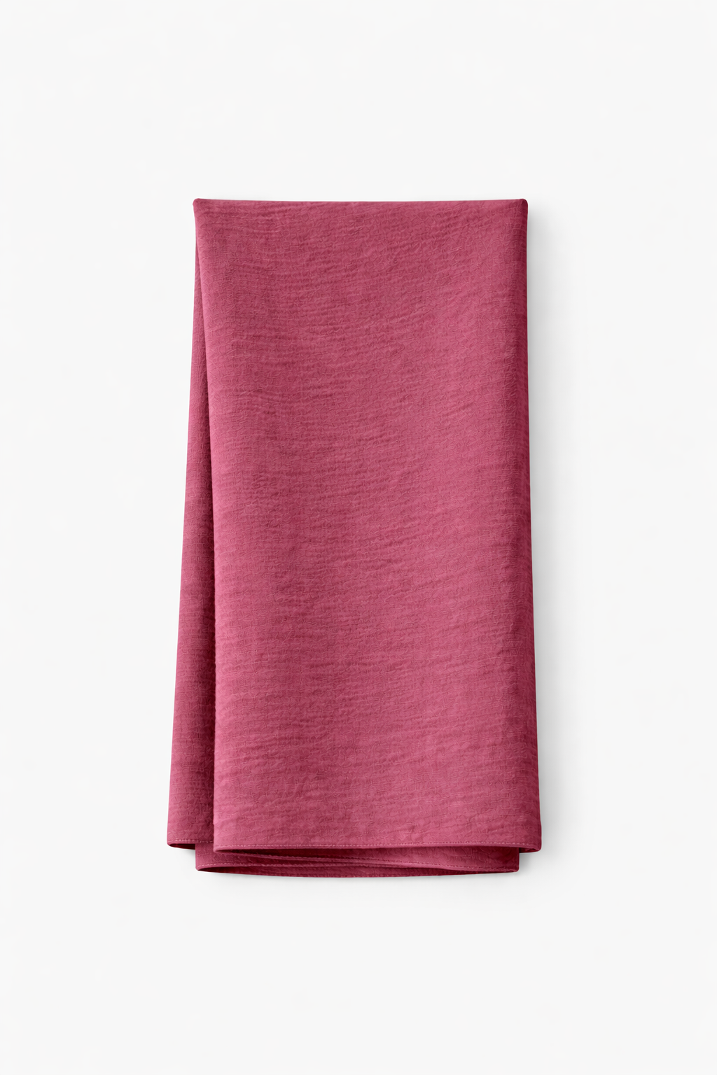 Amaranth Soft airflow fabric scarf with a subtle crinkle texture, perfect for daily modest wear.