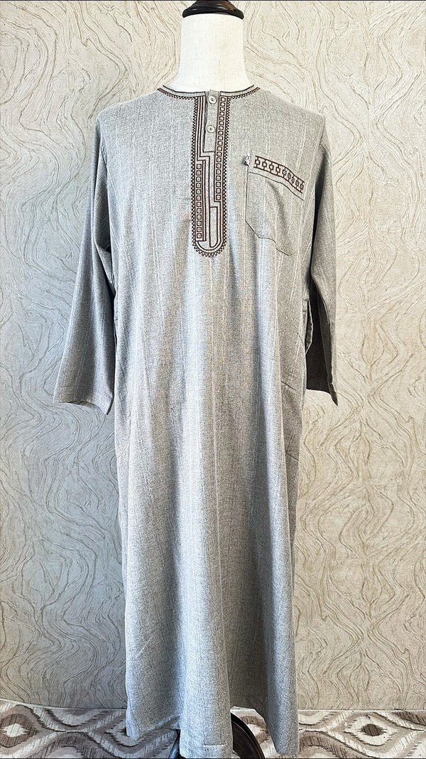 Long Sleeve Thobe - Alwasiem - Amiiraa