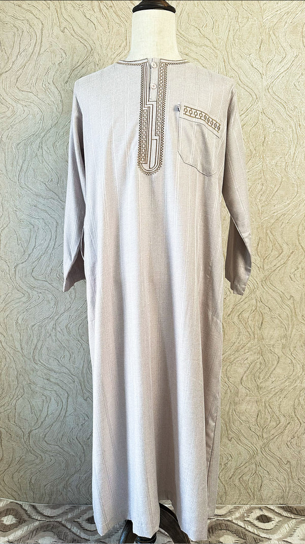 Long Sleeve Thobe - Alwasiem - Amiiraa