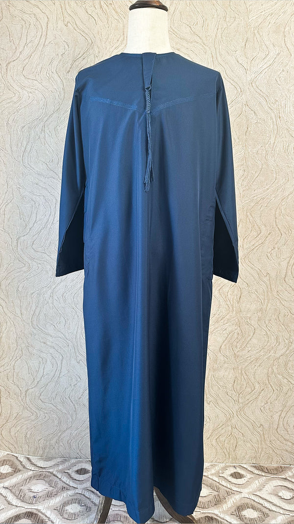 Long Sleeve Thobe - Al-Othaiman Tassel - Amiiraa