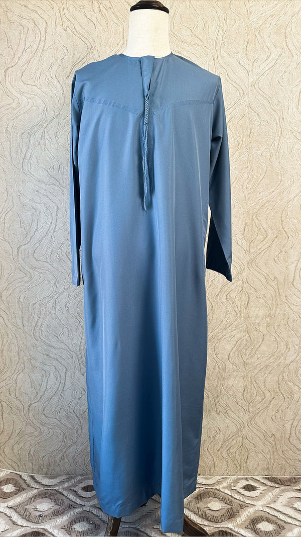 Long Sleeve Thobe - Al-Othaiman Tassel - Amiiraa