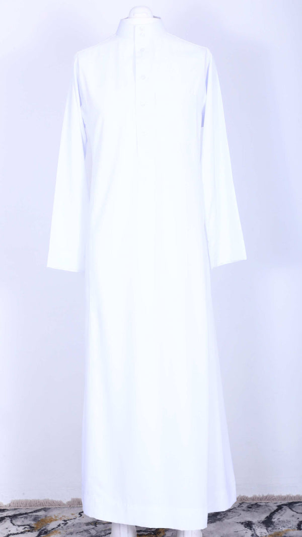 Almadini Men's Summer White Thobe | Shop Online - amiiraa