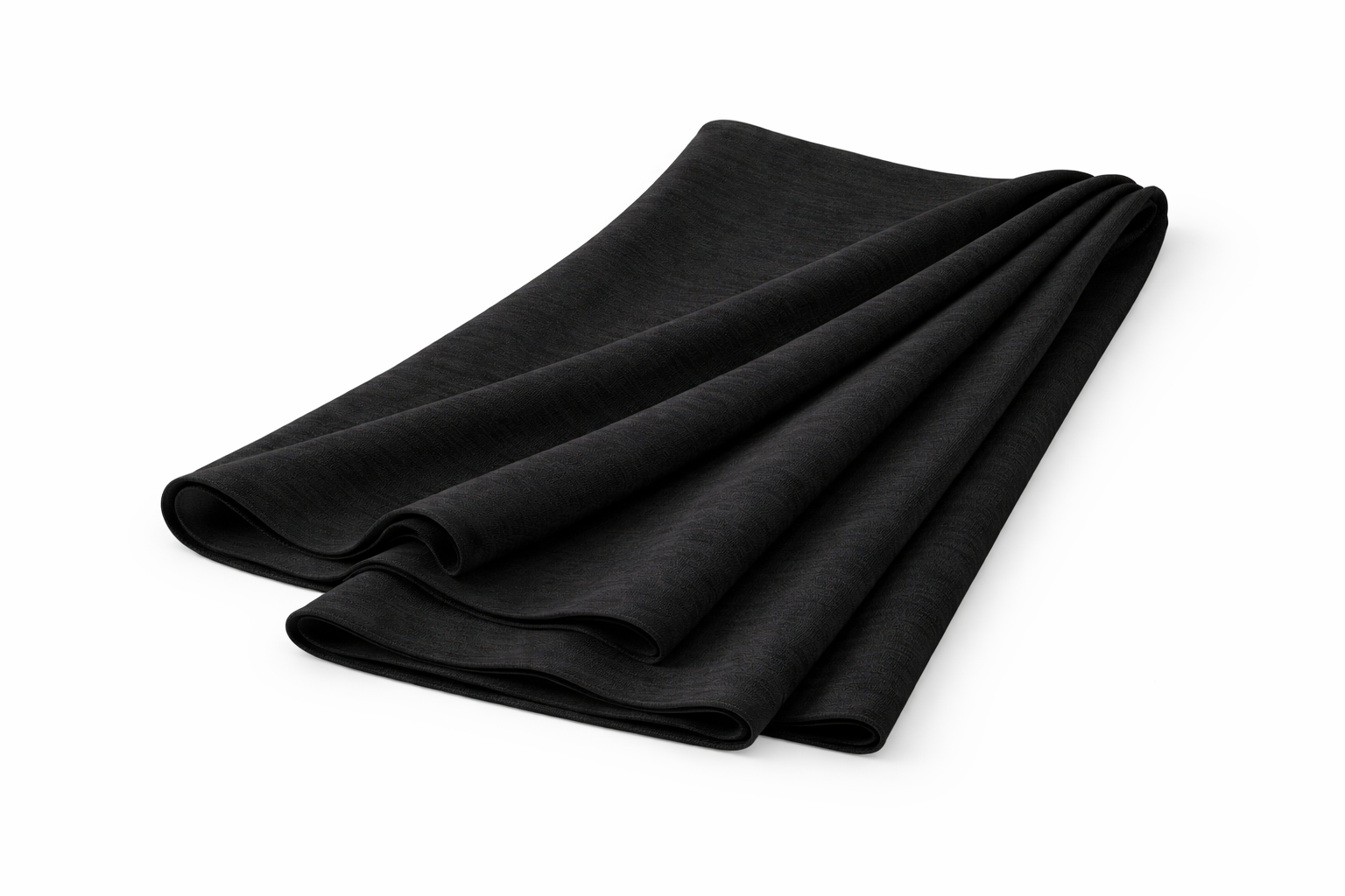 Anthracite Soft airflow fabric scarf with a subtle crinkle texture, perfect for daily modest wear.