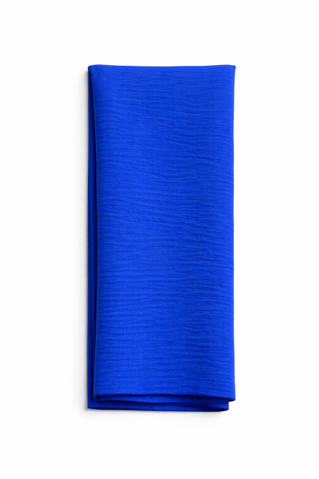 Bluing Soft airflow fabric scarf with a subtle crinkle texture, perfect for daily modest wear.