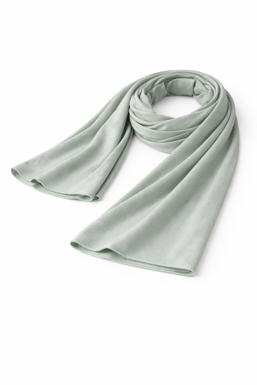 Cameo Green Soft, stretchy cotton jersey scarf designed for comfortable everyday modest wear