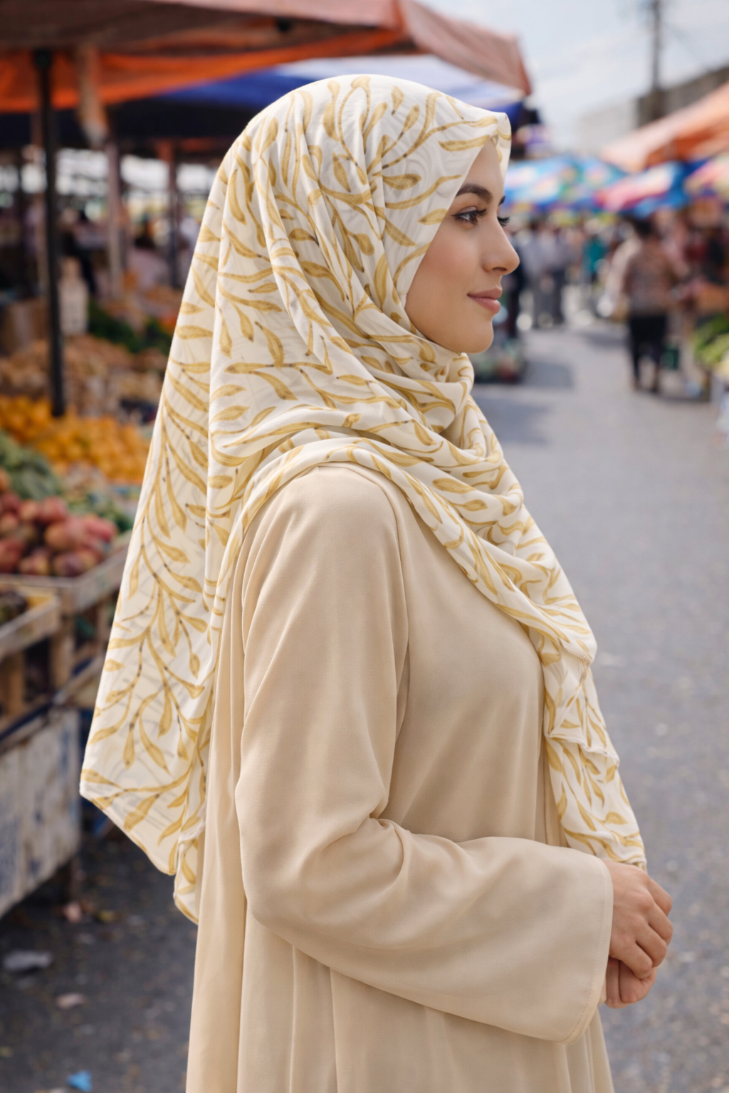Chai Tea Chiffon Scarf for Modest Wear & Effortless Everyday Styling