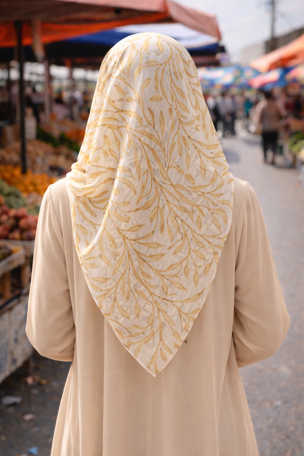 Chai Tea Chiffon Scarf for Modest Wear & Effortless Everyday Styling