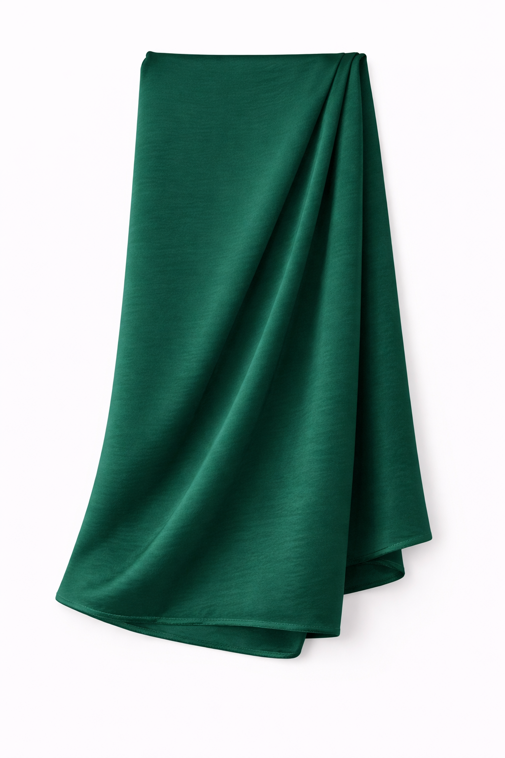 Evergreen Soft Rectangular Satin scarf for Women