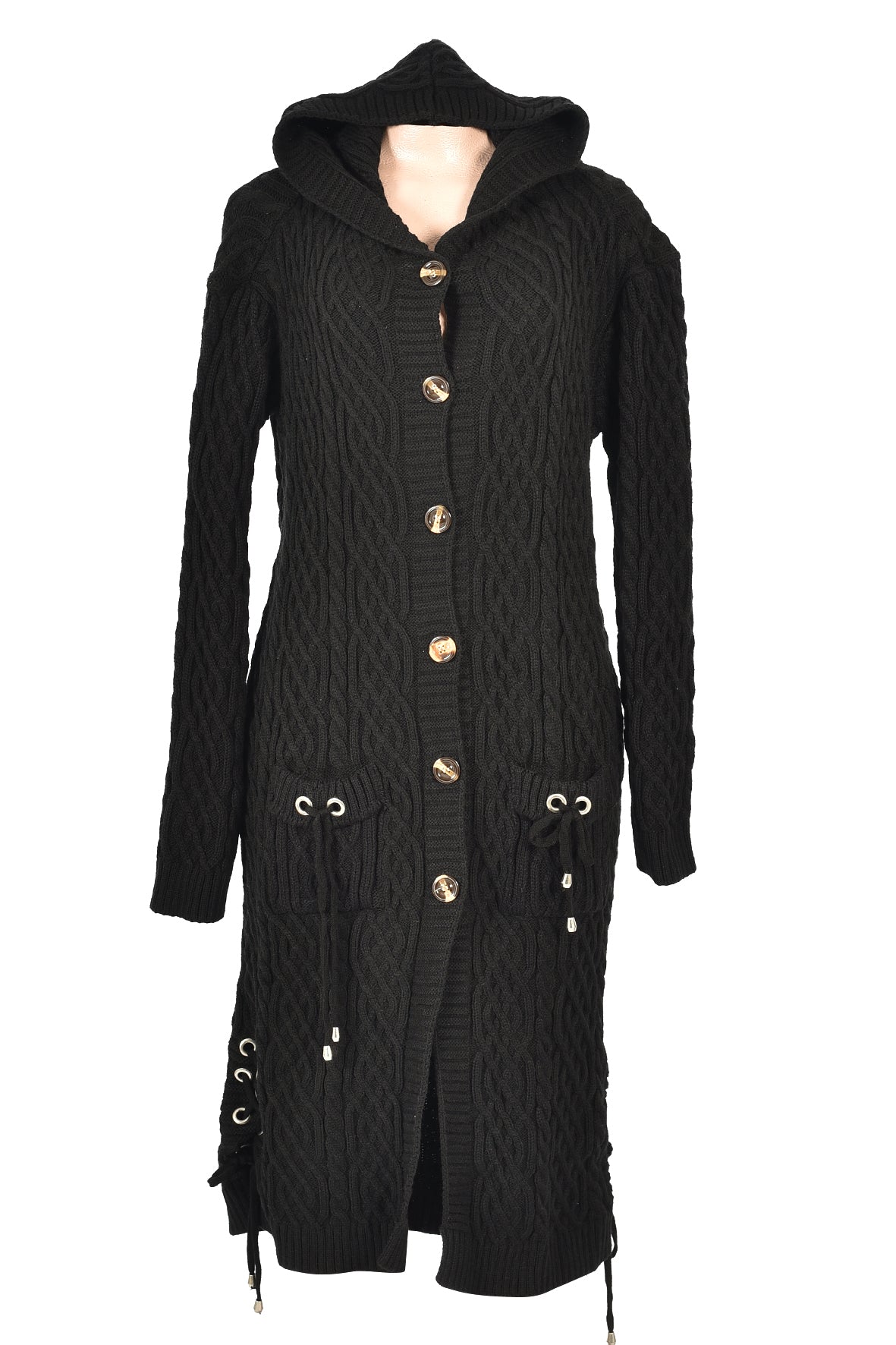Free Size 3/4 Pullover Women Jersey- black