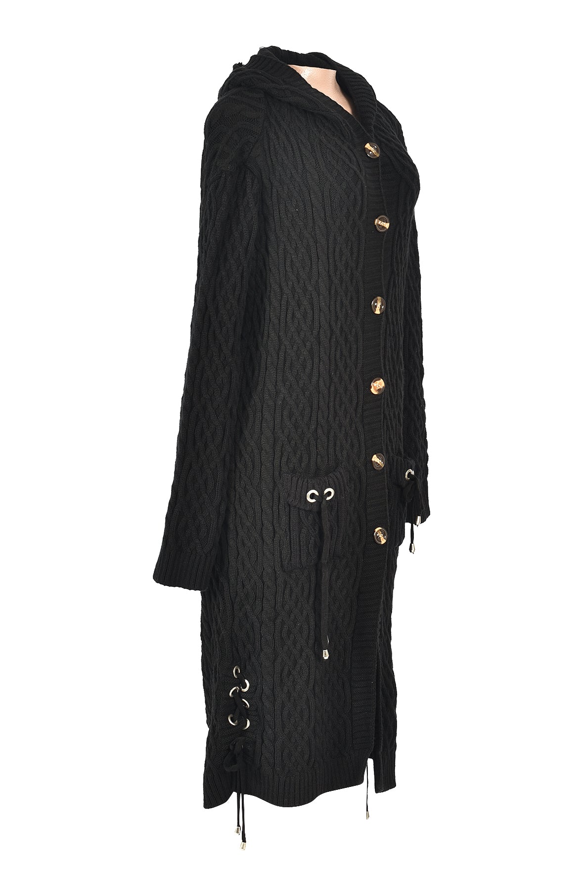 Free Size 3/4 Pullover Women Jersey- black