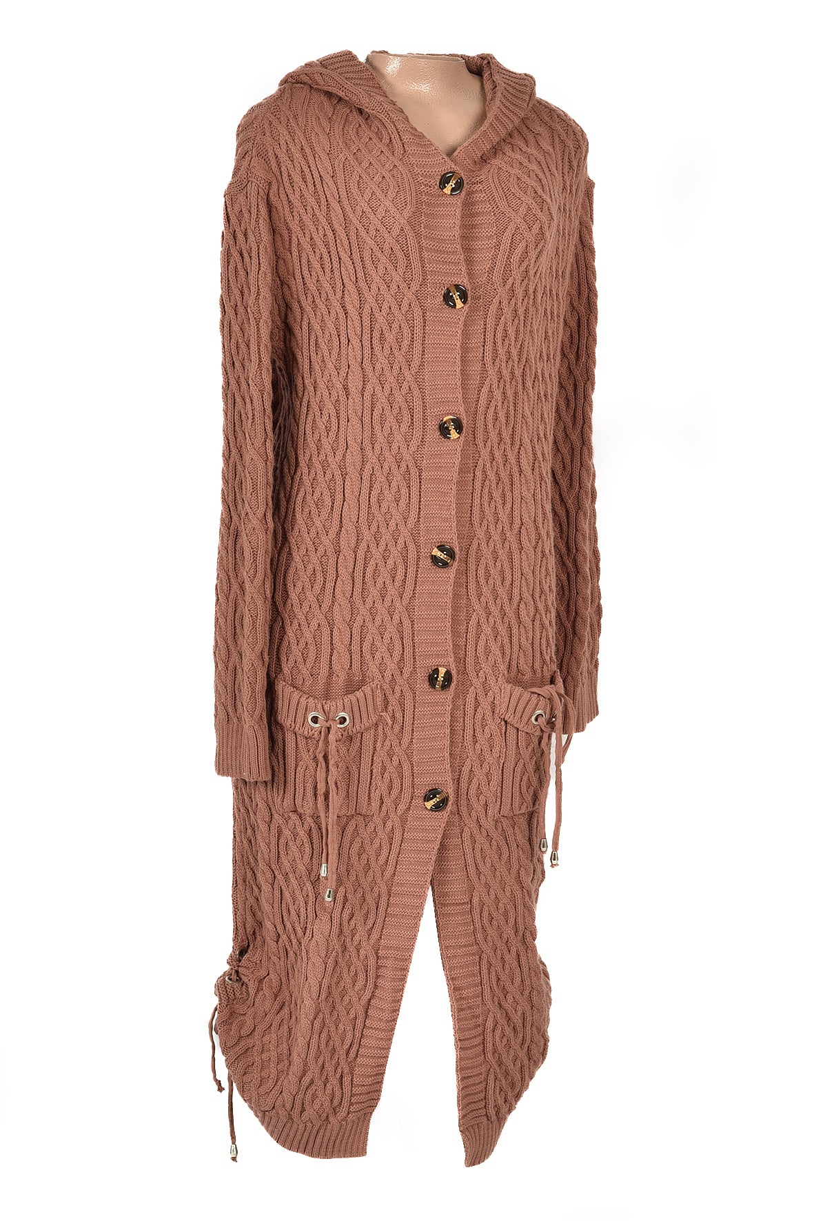 Free Size 3/4 Pullover Women Jersey- rusty pink