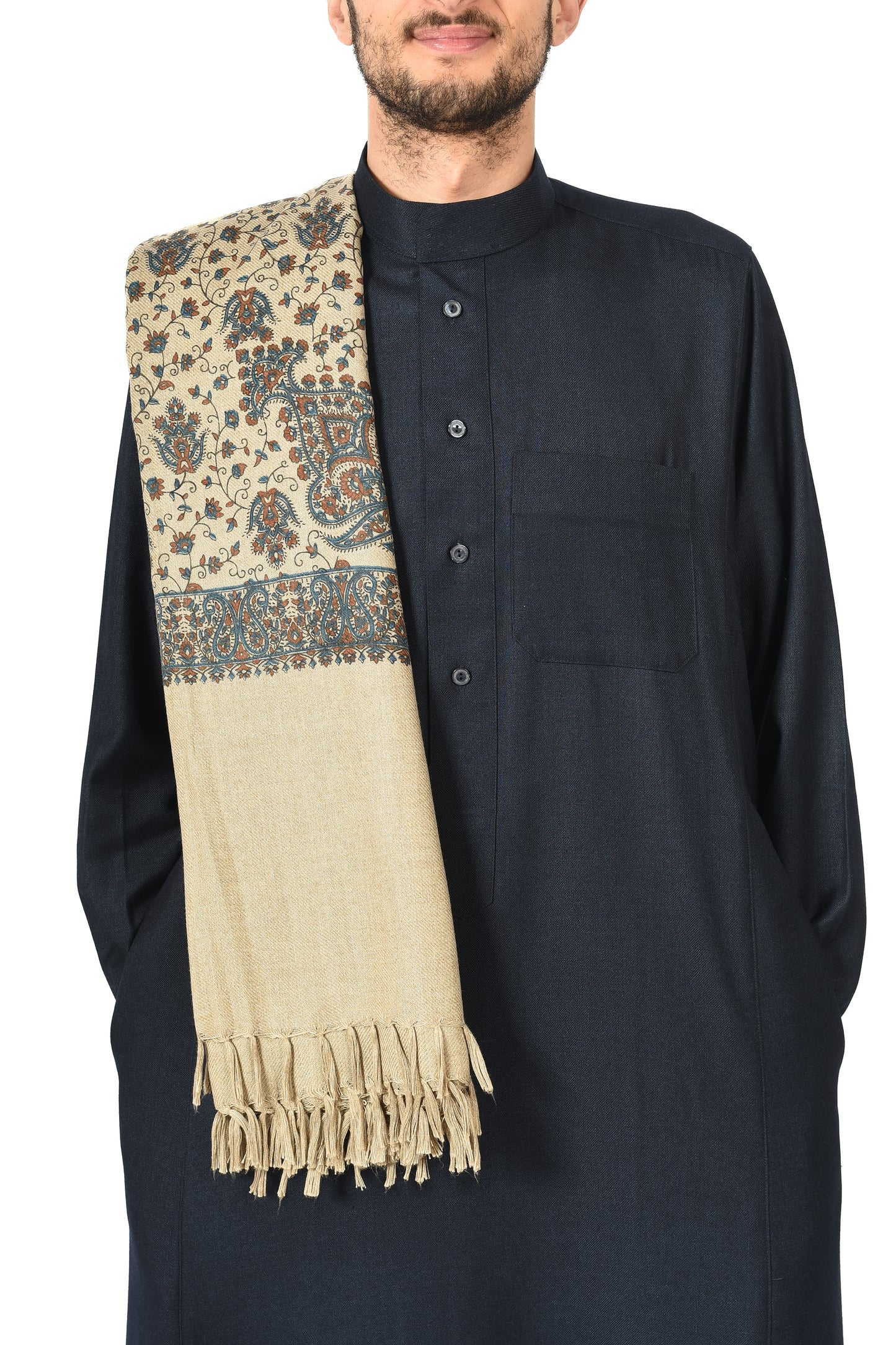 Mens shawls- beige