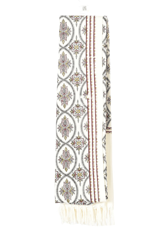 Mens shawls- white
