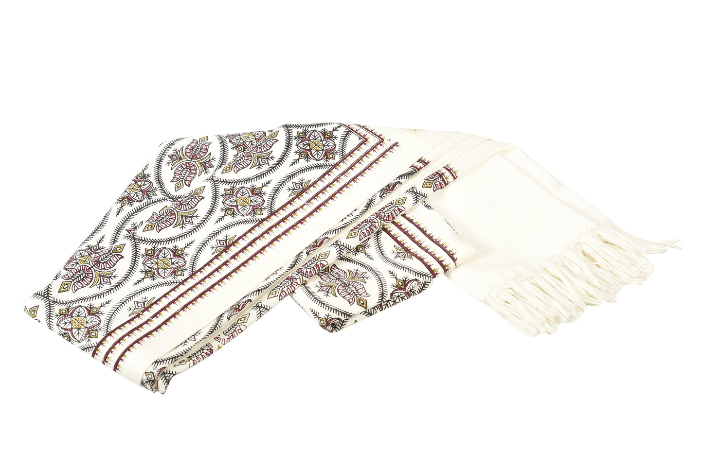Mens shawls- white