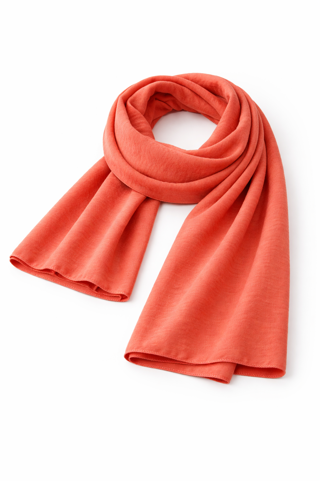 Faded Rose Soft airflow fabric scarf with a subtle crinkle texture, perfect for daily modest wear.