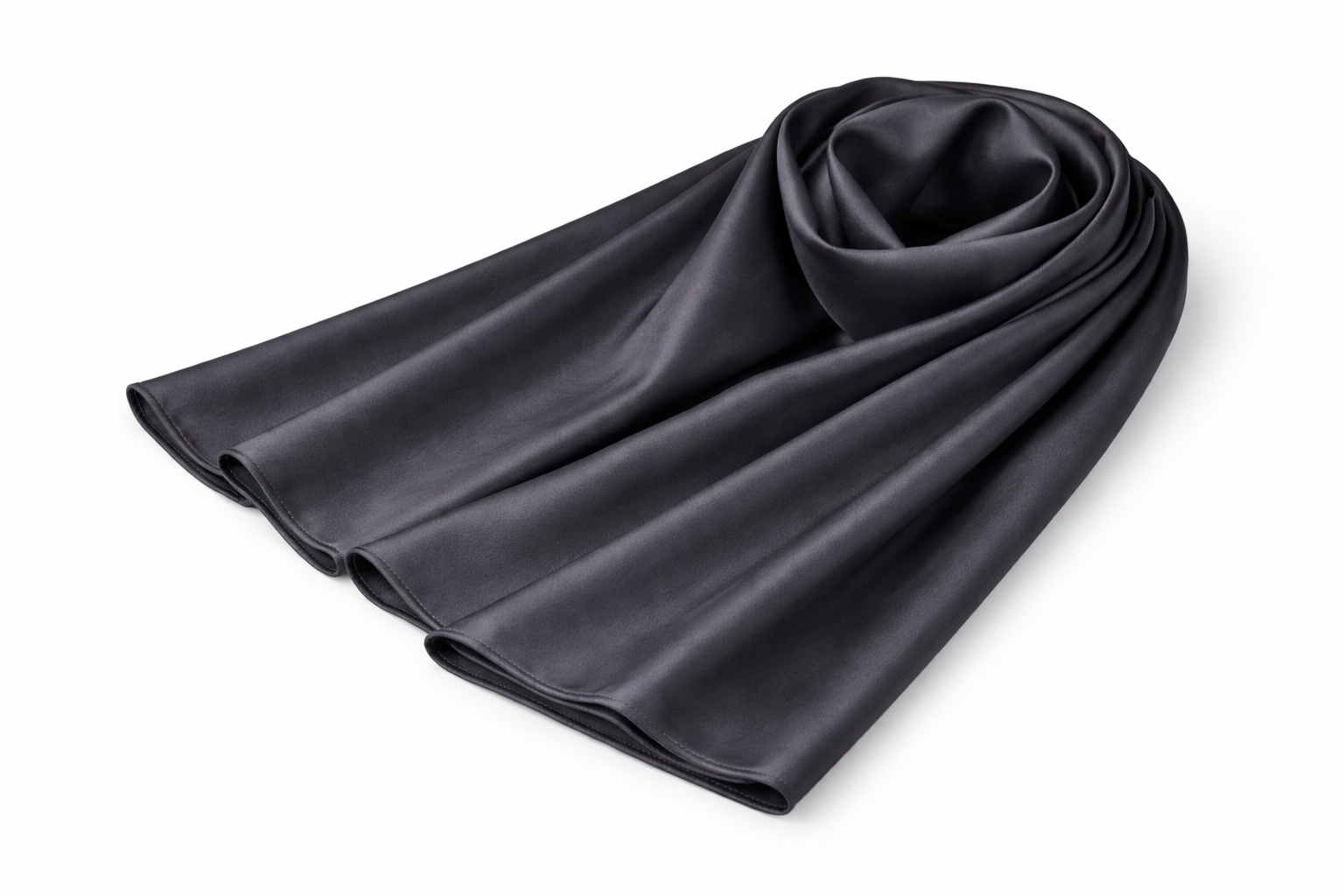 Forged iron Soft Rectangular Satin scarf for Women