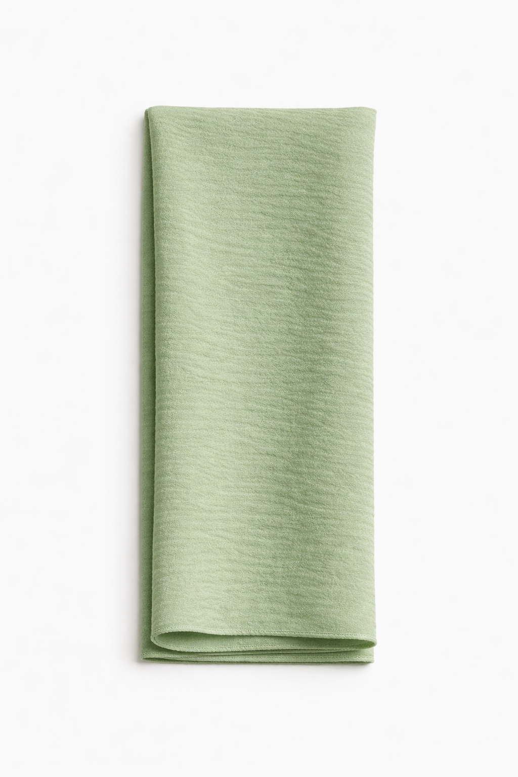 Frosty Spruce Soft airflow fabric scarf with a subtle crinkle texture, perfect for daily modest wear