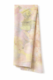 Pattern Fwan Pastel Floral Chiffon Scarf for Everyday Styling