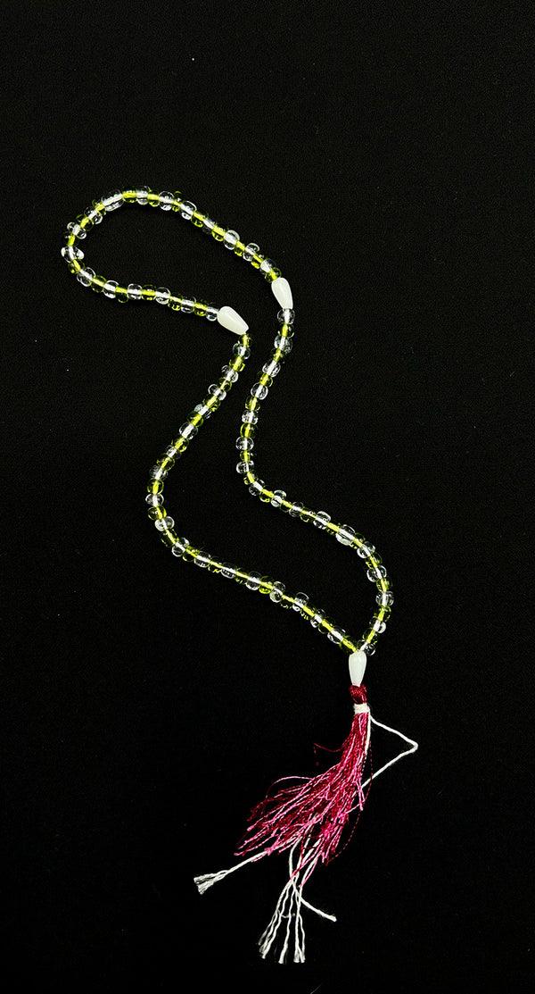 99 multi-color Tasbeeh small beads different shades - Amiiraa
