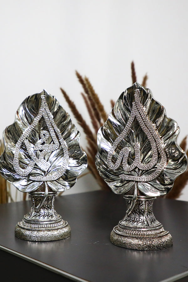 Silver Allah Decor Piece Set - amiiraa