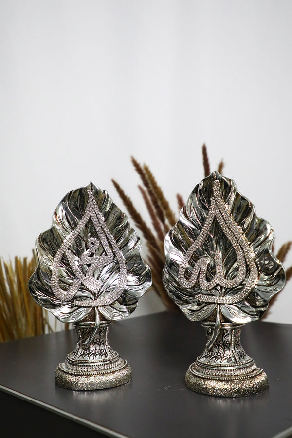 Silver Allah Decor Piece Set - amiiraa