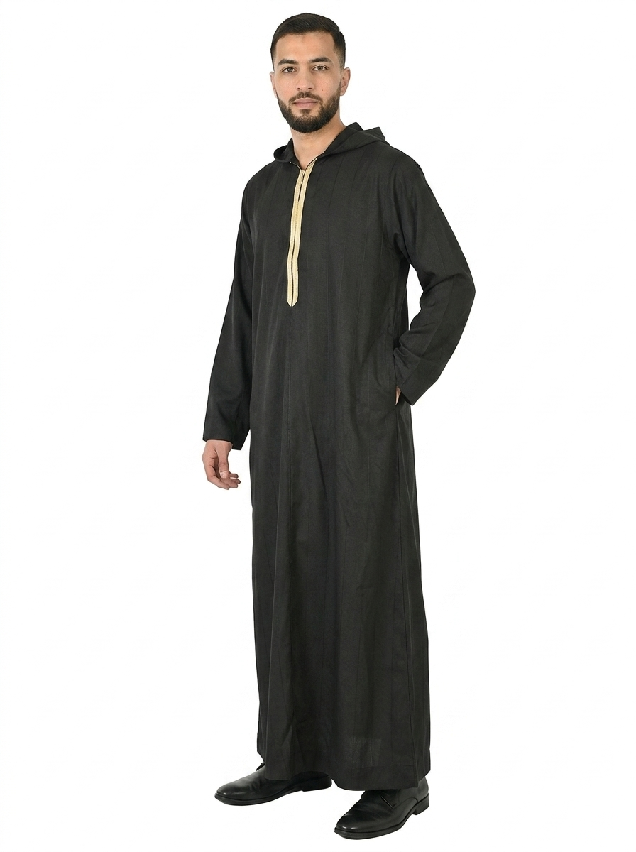 Meteorite Men’s Hooded Moroccan Thobe