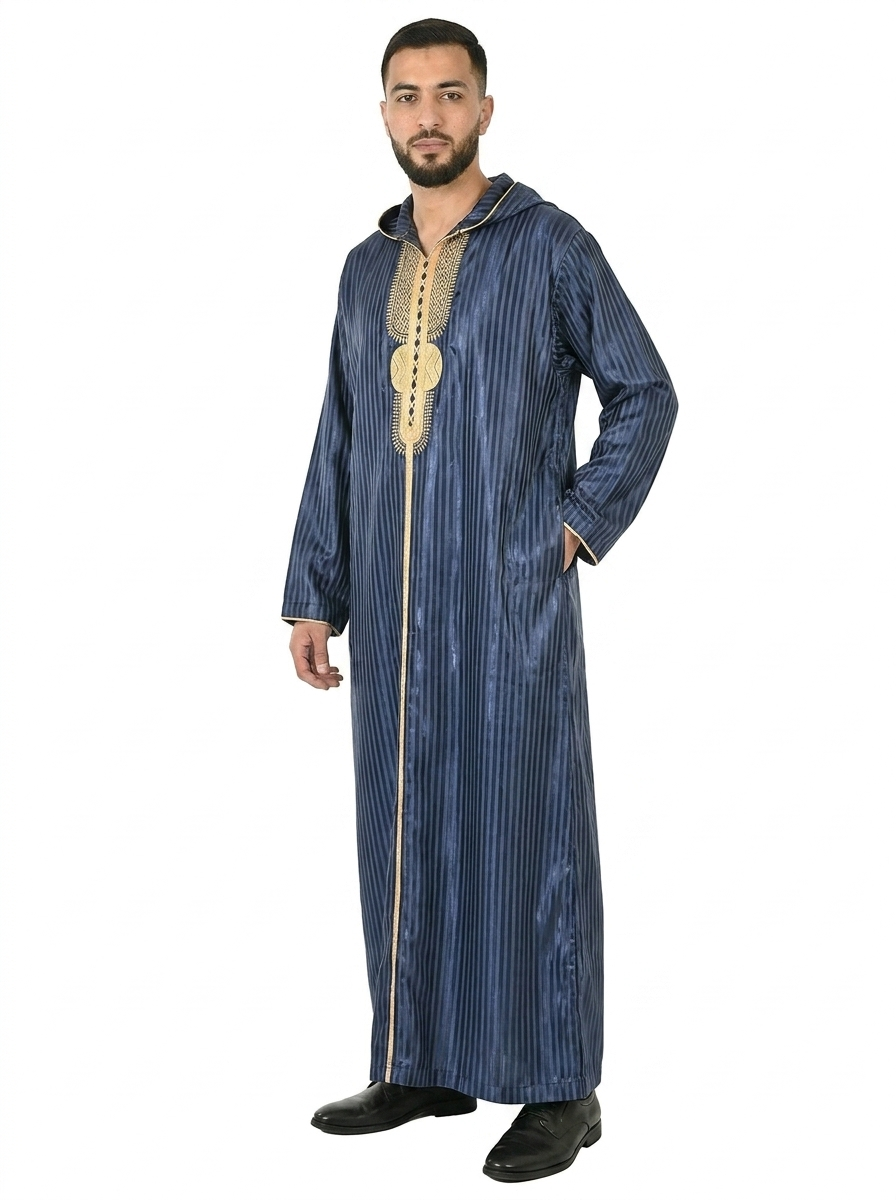 Naval Academy Hooded Moroccan Thobe with Detailing