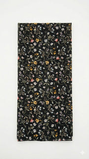 Lightweight Laurel Wreath Floral Print Chiffon Scarf for Women
