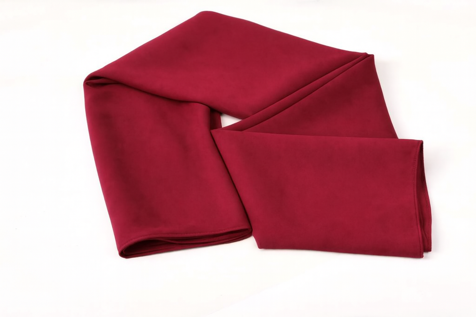 Maroon Banner Lightweight Rectangular Chiffon Scarf for Women – Sheer Wrap