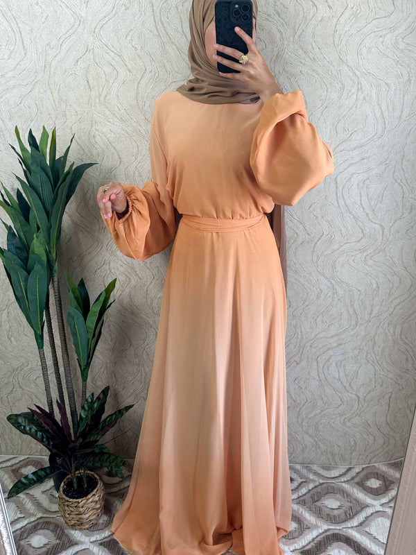 DMN Ombre Chiffon  Dress - amiiraa