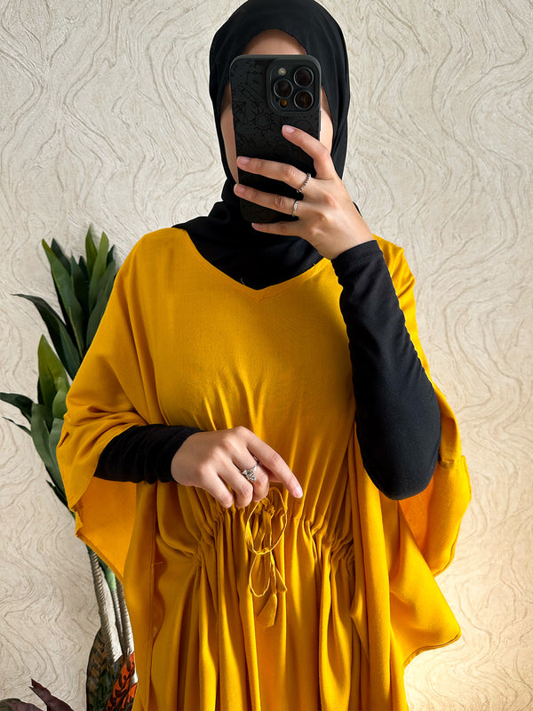 Plain Cotton Kaftan | Free Size - Amiiraa