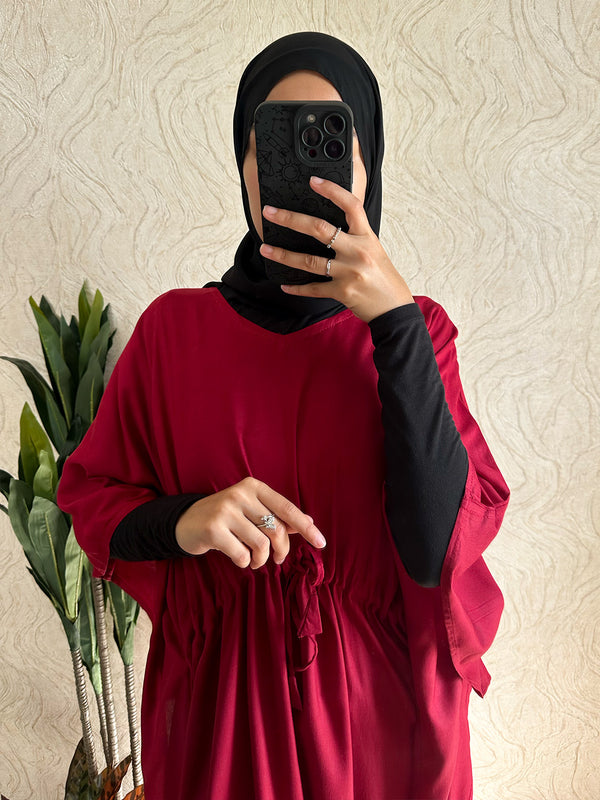 Plain Cotton Kaftan | Free Size - Amiiraa