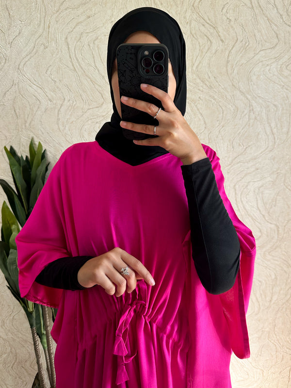 Plain Cotton Kaftan | Free Size - Amiiraa