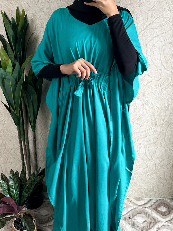 Plain Cotton Kaftan Set 2 | Free Size - Amiiraa