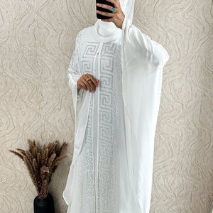 Exclusive Chiffon Beaded Abaya - amiiraa